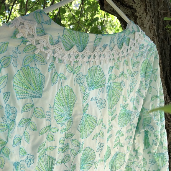 Lilly Pulitzer Designer Embroidered Tunic - Picture 6 of 11